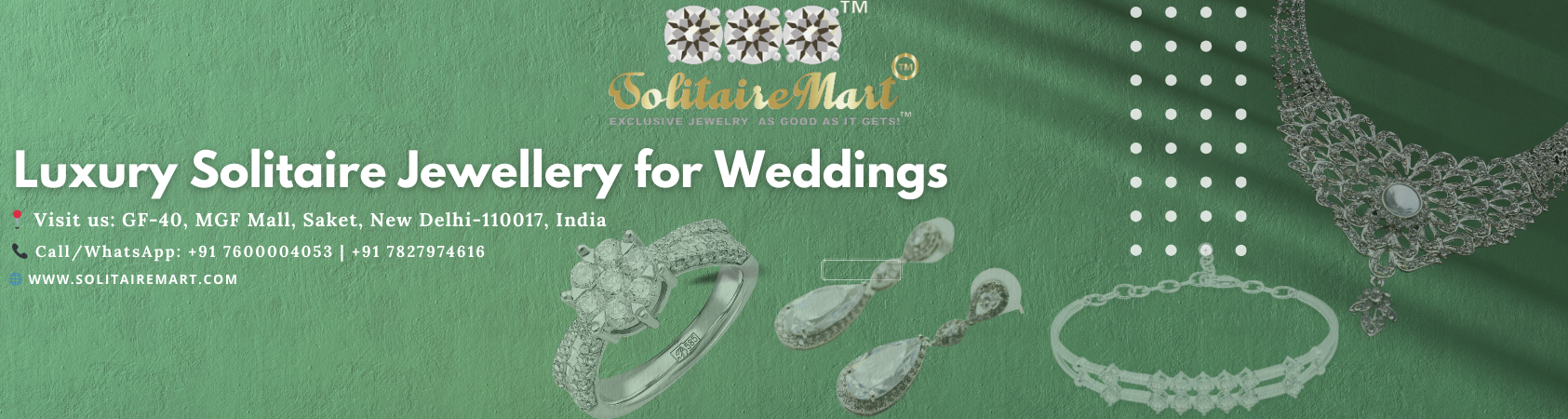 Luxury Solitaire Jewellery for Weddings